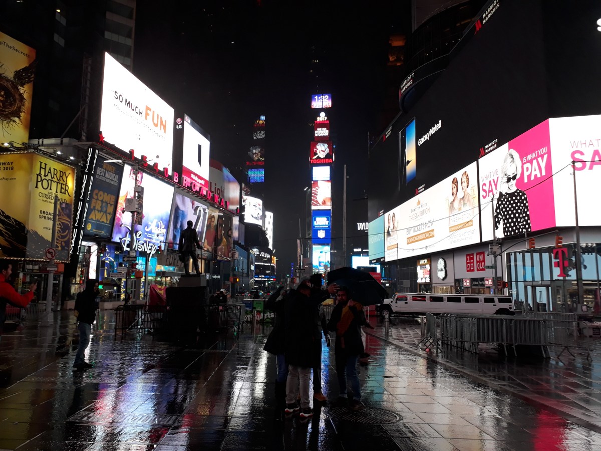 One night in New York&nbsp;City