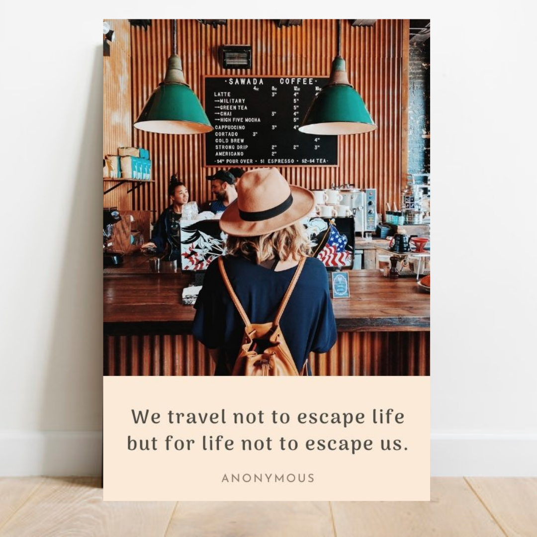 travel quotes, digital prints, travel poster